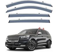Car Wind Deflectors for Lincoln Aviator MK2-U611 2020-2025, Deflector Shield Side Window Sun Rain Guards Window Visor Rain Guards Stick-on Fitment