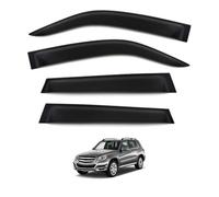 Car Wind Deflectors for Mercedes-Benz GLK-Class MK1-X204 2008-2015, Window Visor Sun Rain Guard Windshields Shields Protecto Side Door Window Stick-On