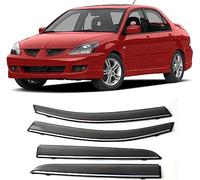 Car Wind Deflectors for Mitsubishi Lancer Cedia Virage 2006-2015 Rain Guard Smoke Guards Window Visor Cover Sunlight Shield External Fitting