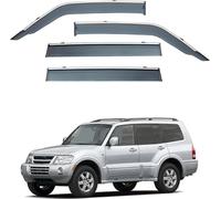 Car Wind Deflectors for Mitsubishi Shogun MK3-V60 1999-2005, Deflector Shield Side Window Sun Rain Guards Window Visor Rain Guards Stick-on Fitment