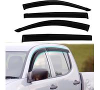 Car Wind Deflectors for Mitsubishi Triton L200 2006-2014, Deflector Shield Side Window Sun Rain Guards Window Visor Rain Guards Stick-on Fitment