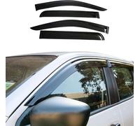 Car Wind Deflectors for Nissan Navara NP300 D23 2015-2024 4x4 Doppia Cabina, Deflector Shield Side Window Sun Rain Guards Window Visor Rain Guards Stick-on Fitment
