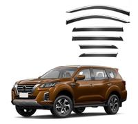 Car Wind Deflectors for Nissan Terra MK1-D23 2018+, Sun Visors Rain Guards Side Car Window Visor Deflectors Window Visors Wind Rain Deflectors