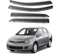 Car Wind Deflectors for Nissan Tiida 2005-2010 Rain Guard Smoke Guards Window Visor Cover Sunlight Shield External Fitting