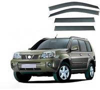 Car Wind Deflectors for Nissan X-Trail MK1-T30 2000-2006, Deflector Shield Side Window Sun Rain Guards Window Visor Rain Guards Stick-on Fitment