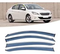 Car Wind Deflectors for Peugeot 2008 2020-2022 Deflector Shield Bugshield Side Window Sun Rain Guards Window Visor Car Accessories