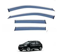 Car Wind Deflectors for Peugeot 2008 MK1-A94 2014-2019, Car Window Visors Rain Guards Shatterproof Sun Shields Protector Accessories