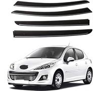 Car Wind Deflectors for Peugeot 206 2004-2018 Deflector Shield Bugshield Side Window Sun Rain Guards Window Visor Car Accessories