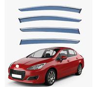 Car Wind Deflectors for PEUGEOT 308 Sedan MK1/T7 2007-2015, Window Visor Sun Rain Guard Smoke Guards Weather Shied Covers Protector Accessories