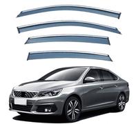 Car Wind Deflectors for PEUGEOT 308 Sedan MK2-T9 2016-2020, Window Visor Sun Rain Guard Smoke Guards Weather Shied Covers Protector Accessories