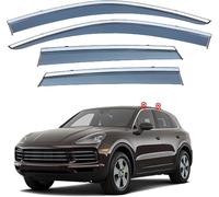 Car Wind Deflectors for Porsche Cayenne MK3-9Y0 2019-2024 Rain Guard Smoke Guards Window Visor Cover Sunlight Shield External Fitting