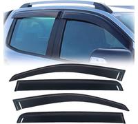 Car Wind Deflectors for Ranger Wildtrak T7 T8 2015-2022 Raptor XL XLT Tremor Limited Platinum MK2 MK3, Deflector Shield Side Window Sun Rain Guards Window Visor Rain Guards Stick-on Fitment