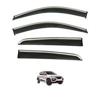 Car Wind Deflectors for Renault Kwid E-Tech MK1-BW 2015-2025, Car Window Visors Rain Guards Shatterproof Sun Shields Protector Accessories