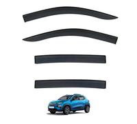 Car Wind Deflectors for Renault Kwid/Kwid E-Tech MK1-BW 2015-2025, Car Window Visors Rain Guards Shatterproof Sun Shields Protector Accessories
