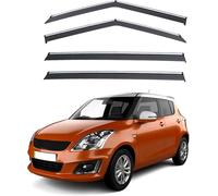 Car Wind Deflectors for Suzuki Swift GL MK1-RS 2005-2009, Deflector Shield Side Window Sun Rain Guards Window Visor Rain Guards Stick-on Fitment