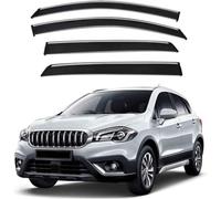 Car Wind Deflectors for Suzuki SX4 S-Cross/Crossover 2018-2021, Rain Smoke Guards Vent Cover Guard Windows Rain Strip, Side Door Window Visor Accessories