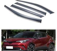 Car Wind Deflectors for Toyota CHR 2016-2020, Deflector Shield Side Window Sun Rain Guards Window Visor Rain Guards Stick-on Fitment