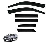 Car Wind Deflectors for Toyota Prado FJ150 MK4-J150 2010-2023, Sun Rain Guards Car Window Shields Protector Side Door Window Stick-On Car Accessories,6 PCS