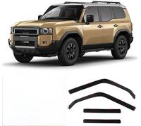 Car Wind Deflectors for Toyota Prado FJ250 MK5-J250 2024+, Deflector Shield Side Window Sun Rain Guards Window Visor Rain Guards Stick-on Fitment