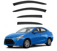 Car Wind Deflectors for Toyota Scion iA MK3-DJ-DL 2016-2025, Smoke Tinted Window Visors Rain Guards Sun Shades Side Window Deflectors Protection