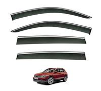Car Wind Deflectors for Volkswagen Tiguan 5-seater MK2-AD-BW 2017-2024, Side Window Rain Guards Sun Visor Deflector Shield Weathershields Auto Accessories