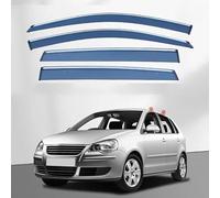 Car Wind Deflectors for VW Polo Hatchback 2005-2010, Deflector Shield Side Window Sun Rain Guards Window Visor Rain Guards Stick-on Fitment