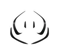 Car Wind Knife For W206 S206 C200 C300 C43 AMG 2019-2023+ Front Bumper Lip Spoiler Side Splitter Air Vent Grille(1 Set Carbon Look)