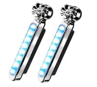 Car Wind Power LED Lights - 2 Piece Running Lights For Outdoor Vehicles | Car Wind Energy LED Lights, 2 Piece Vehicle Running Lights, Outdoor Lighting Accessory, For Bikes Pickups Camping Travel