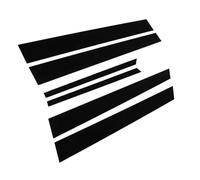 Car Window B Pillar Trim Compatible With Accord For CM4 5 6 7 8 2003 2004 2005 2006 2007 6Pcs Car Pillar Posts Window Molding Cover Trims Stickers Glossy Black