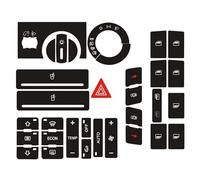 Car Window Button Sticker Compatible with A2 1996 1997 1998 1999 2000 2001 2002 2003 Headlight Adjustment Button Car Button Repair Decal Sticker