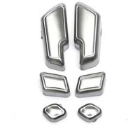 Car Window Button Sticker Compatible with Benz for CLS350 2012 2013 2014 for E300 2012-2013 6Pcs Chrome Car Door for Seat Adjust Buttons Switch