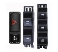 Car window buttons 61316902178 61316902183 61318368920 Car Power Window Switch Button For 3 Series For E46 318Ci 325Ci 330Ci M3 For Cabrio For Convertible Car accessories(A Set)