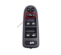 Car Window Buttons For Peugeot 308 508 2007 2008 2009 2010 2011 2012 2013 Auto Window Control Switch Side Mirror Button 98054508ZD 96659465ZD 98053439 Power Window Switch(Without Folding)