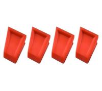 Car window buttons For Suzuki For Jimny 2019-2022 4X ABS Car Window Lift Switch Button Extended Decoration Sticker Trim Cover Interior Accessories Silver Mouldings(Red)