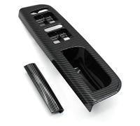 Car window buttons For VW For Bora For Golf 4 For MK4 For Jetta For Passat Interior Door Handle R-Gray 8PCS RHD Car Window Switch Panel Trim Inside Pull Replacement(R-carbon 2pcs)