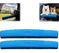 Car Window Chin Rest for Dogs - Universal Adjustable Chin-Rest, Soft Foam Cushion for Safe & Comfortable Window-Down Rides, Protect Pet's Chin Teeth and Neck, for Most Car Windows (2 Pcs)
