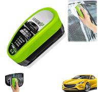 Car Window Cleaner, 2025 New Automotive Oil Film Cleaning Brush, Clear Vision Glass Cleaner, Green Oil Film Wipe, Universal Glass Cleaning Wipe Board, Glass Oil Film Remover for Windshield (A, 1PC)