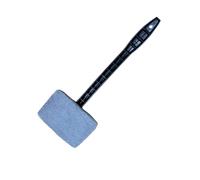 Car Window Cleaner Tool, Auto Inside Window Defogger and Scrubber Polyester Cloth Car Wash Brush with Non Slip Handle for Auto Glass Wiper