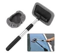 Car Window Cleaner Wiper Cleaner Retractable Car Windscreen Cleaner Tool Glass Washing Office Rag Home Cloth Brush Auto Windows Wipe