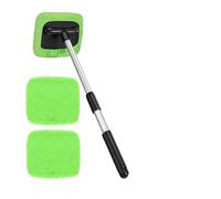 Car Window Cleaning Brush, Extendable Rods, Microfibre Cloth, Car Window Cleaning Brush, for Front , Side , Bathroom, Shower Room, Women, Men, Drivers