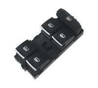 Car Window Control Master Button For G&olf For MK7 For P&assat B8 For Seat For Leon 2013-2018 5G0959857 Red/White Light Electric Power Window Main Control Button Switch(Electroplatered)
