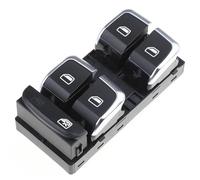 Car Window Control Switch For A4 S4 RS5 Allroad B8 Q5 A5 2008-2015 8K0959851F 10 Pins 8K0959855B 4 Power Electric Switches Window Regulator Switch(BLACK 1)