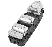 Car Window Control Switch For Mercedes For Benz W205 W253 W213 W222 C E Class 4 Door Saloon A2229056800 Power Switches Electric Control Switch(Silver)