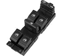 Car Window Control Switch For VW For Passat B5 For Golf 4 For Jetta MK4 1J4959857B Panel Master Switches Electric Control Switch(BLACK 2)