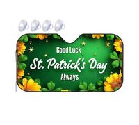 Car Window Covers Good Luck: Celebrating St. Patrick'S Day With Joy And Prosperity Car Windshield Sunshade Car Window Sun Shade Sun Shade For Car Window(70x130cm)