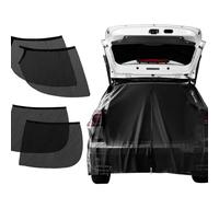 Car Window Covers - Magnetic Mesh Screen Breathable Tailgate | Durable Two-Way Zipper Shade Accessory for Camping Picnic Sleeping at Rest at Rip