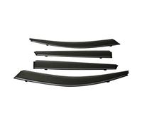 Car Window Deflector Compatible For Peugeot 3008 2017 2018 2019 2020 2021 Side Window Visor Deflector Windshield Compatible For Rain Guard Shields(Chrome strip)