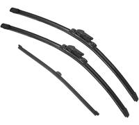 car window deflectors Double Rubber Car Wiper Blades For Q3 For Sportback Front Windscreen Wipers(3PCS)