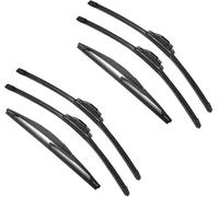 car window deflectors Double Rubber Car Wiper Blades For SUZUKI For Splash Windshield Wipers(6pcs)