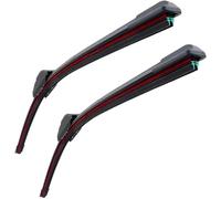 car window deflectors Double Rubber Car Wiper Blades For Tesla For Model 3 Y Windscreen Wipers(2PCS)